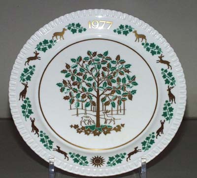 Christmas Plate 1977